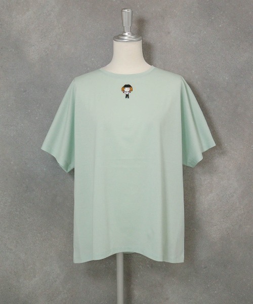 STUDIO PICONE（スタジオピッコーネ） tシャツ 半袖 コットン混ビーズ