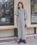 「titivate」 ニットワンピース S グ...の詳細画像4