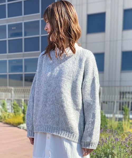 「TRICOTS JEAN MARC」 長袖ニット - ブルー レディース_画像2