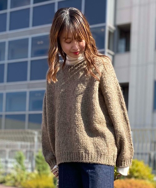 「TRICOTS JEAN MARC」 長袖ニット - ブルー レディース_画像4