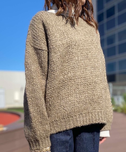 「TRICOTS JEAN MARC」 長袖ニット - ブルー レディース_画像6