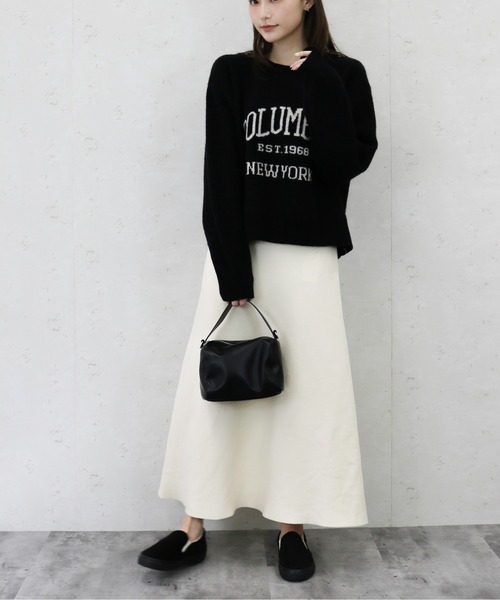 「Per sist ence」 フレアスカート FREE ブラック レディース_画像3