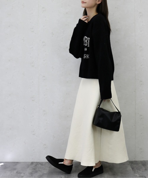 「Per sist ence」 フレアスカート FREE ブラック レディース_画像6