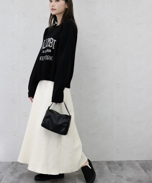 「Per sist ence」 フレアスカート FREE ブラック レディース_画像7