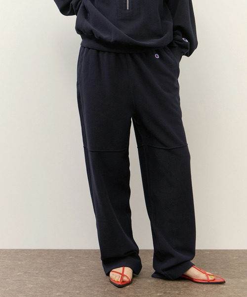 【ATON別注✨】漆ペイント ADAM ET ROPE’ スエットトレーナー黒 ADAM ET ROPE'（アダムエロペ） トレーナー スウェット 「WEB限定