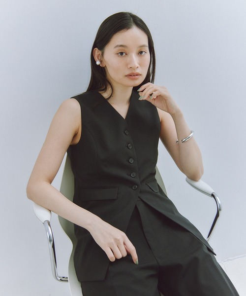 Obis＆（オビスアンド） ベスト ジレ 「セットアップ対応」モード