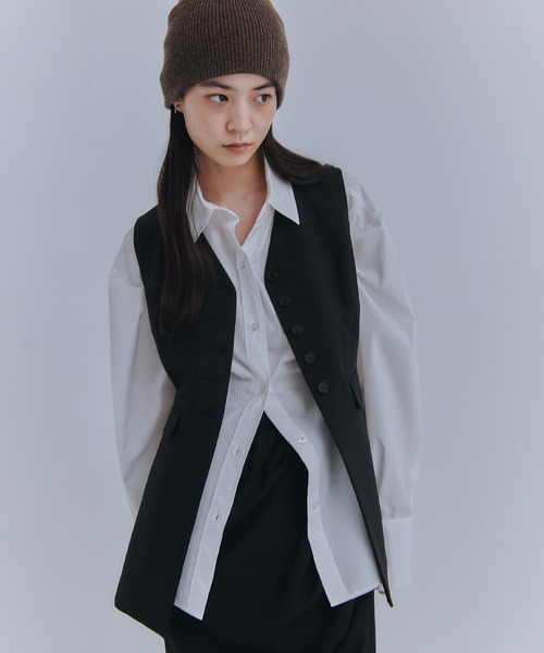Obis＆（オビスアンド） ベスト ジレ 「セットアップ対応」モード
