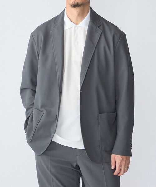 【極美品】SHIPS TEXBRIDメッシュジャケットXL グレー 洗える 春夏 極美品】SHIPS TEXBRIDメッシュジャケットXL グレー 洗える 春夏