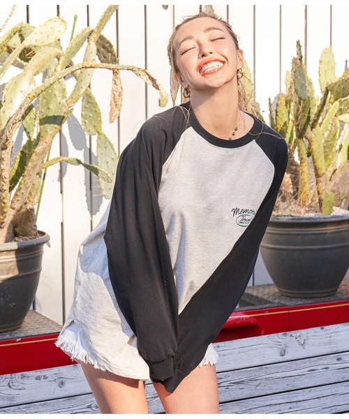 「anap mimpi」 長袖カットソー FREE ホワイト レディース_画像9