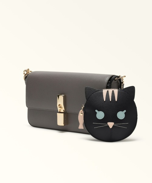 AF1【希少・美品】　FURLA　フルラ　総柄　アタッシュ　トランクケース FURLA] コラボ!! ラインフレンズ コインケース (FURLA/コインケース