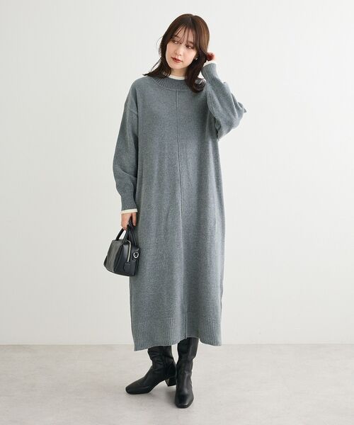 Reneルネ　ニットワンピース フォクシー　エムズ Green Parks（グリーンパークス） 「chocol raffine robe」ニット