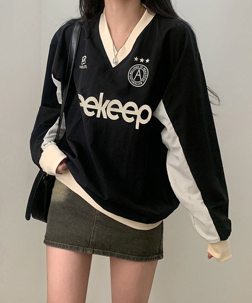 「MEMECLE」 長袖ブラウス L ブラック レディース_画像2