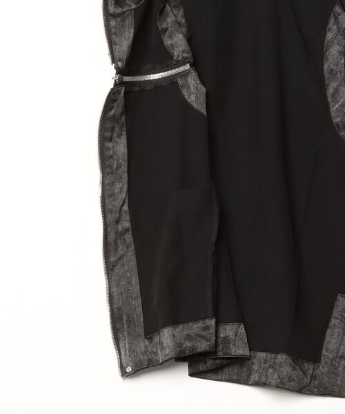コート ジャケット A.F ARTEFACT/エーエフ・アーティファクト/CROSS ZIP VEST メンズの画像
