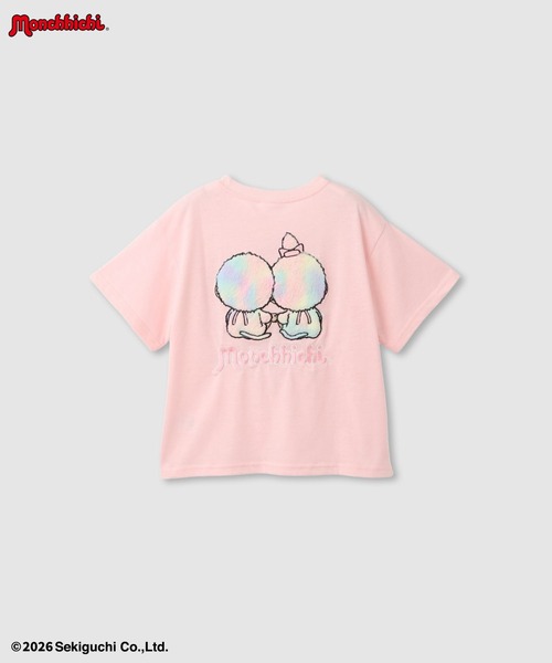 tシャツ 「 Monchhichi / モンチッチ 」 バックファーワッペン刺繍