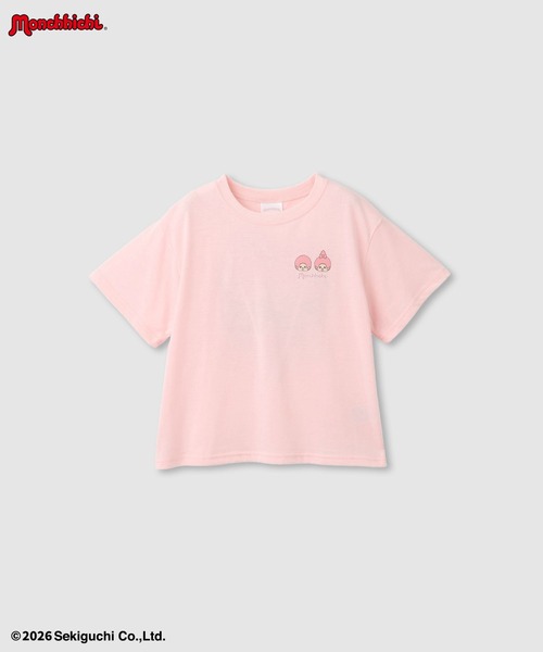 tシャツ 「 Monchhichi / モンチッチ 」 バックファーワッペン刺繍
