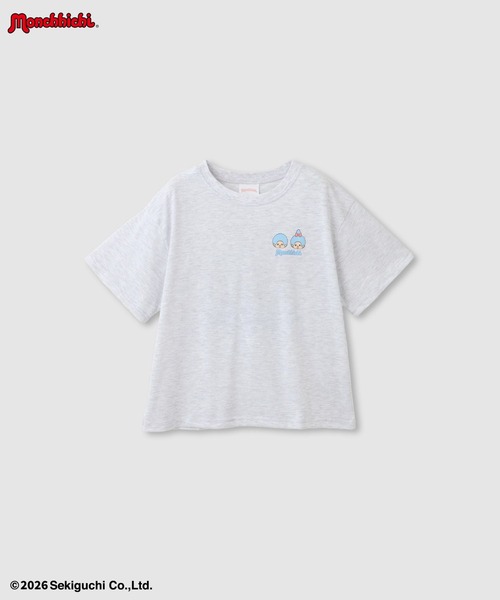 tシャツ 「 Monchhichi / モンチッチ 」 バックファーワッペン刺繍