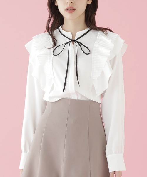 「JILL by JILL STUART」 長袖ブラウス FREE ブラック レディース_画像2