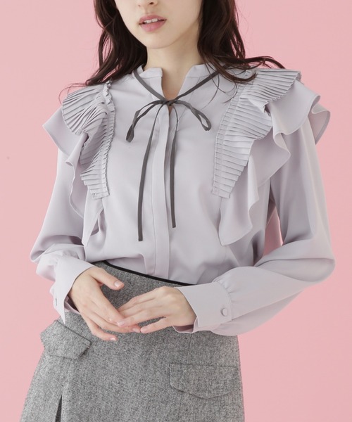 「JILL by JILL STUART」 長袖ブラウス FREE ブラック レディース_画像3