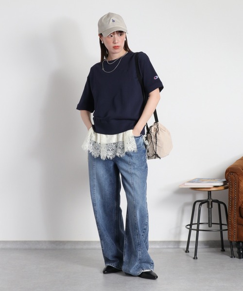 cepo（セポ） ワイドパンツ ジーンズ デニム デニムパンツ 「美脚見え