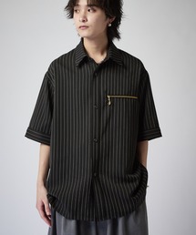 Lui's（ルイス） シャツ ストライプ半袖オーバーシャツ メンズ