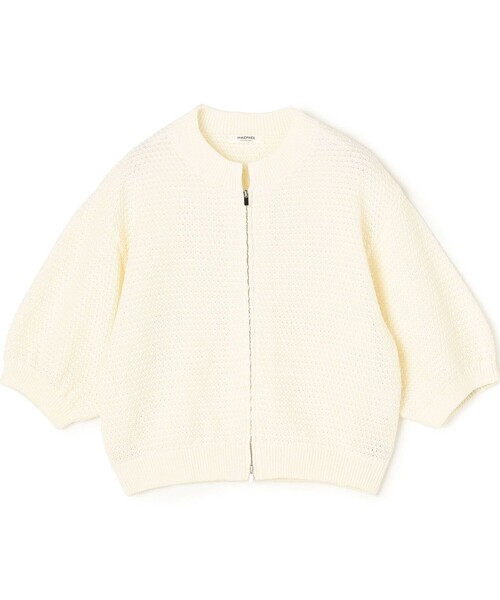 MACPHEE カシミア 春色 薄手 カーディガン 未使用 中古・古着通販】MACPHEE (マカフィー) ムートンVネックカーディガン