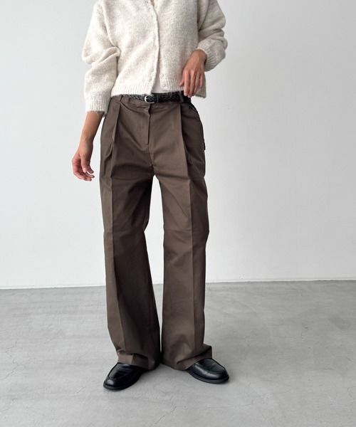 「CANAL JEAN」 スラックス SMALL ベージュ レディースの画像