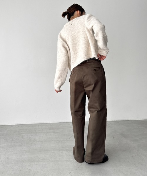 「CANAL JEAN」 スラックス SMALL ベージュ レディースの画像