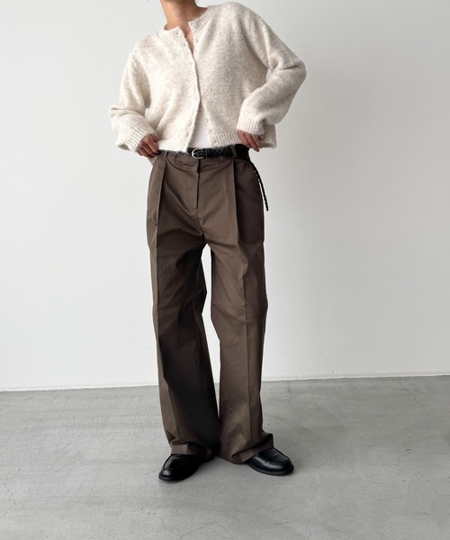 「CANAL JEAN」 スラックス SMALL ベージュ レディースの画像