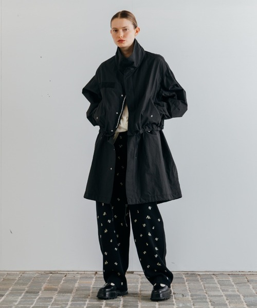 CREDONA（クレドナ） パンツ FLOWER EMBROIDERY KNIT PANTS/フラワー