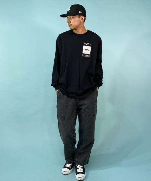 「RVCA」 長袖Tシャツ L ブラック メンズ_画像4