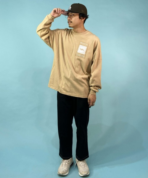 「RVCA」 長袖Tシャツ L ブラック メンズ_画像9