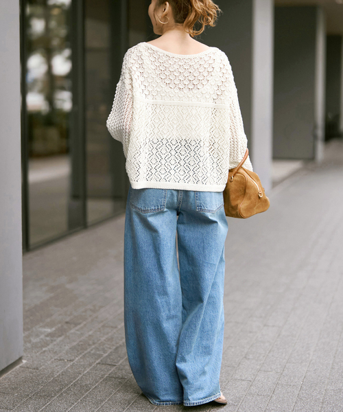 ★スピックアンドスパン★カシミア100%ボートネックニット プルオーバー Spick＆Span（スピック アンド スパン） ニット セーター 「追加