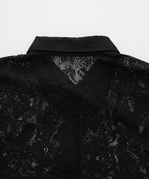 「Loose/ルース」 長袖シャツ S ダークブルー メンズ_画像6