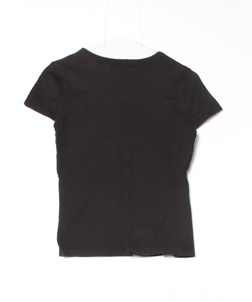 BURBERRY BLUE LABEL ブラック Tシャツ 38 BURBERRY BLUE LABEL（バーバリーブルーレーベル） 半袖Tシャツ 38