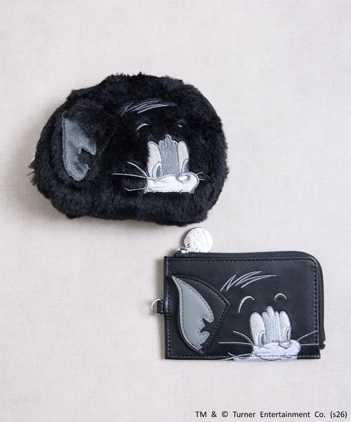 財布 FLAPPER フラッパー:トムとジェリー モノトーンフェイス