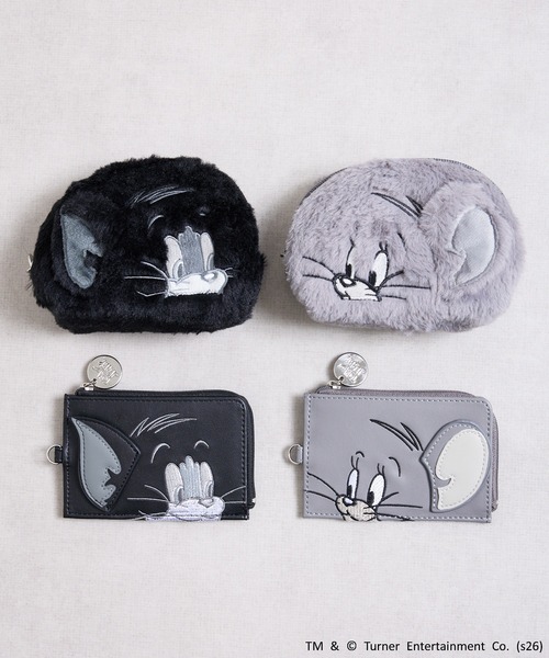 財布 FLAPPER フラッパー:トムとジェリー モノトーンフェイス