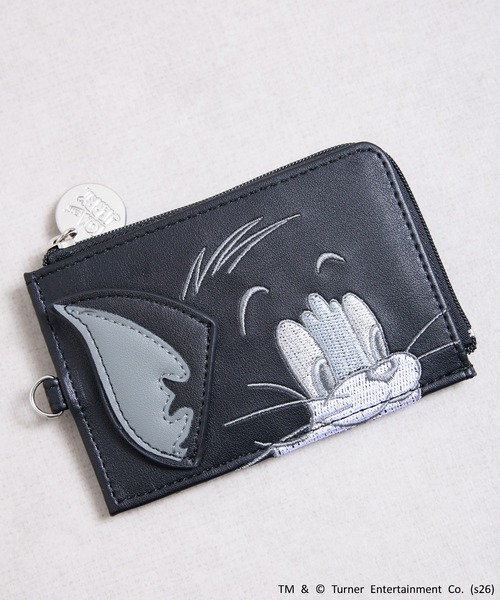 財布 FLAPPER フラッパー:トムとジェリー モノトーンフェイス