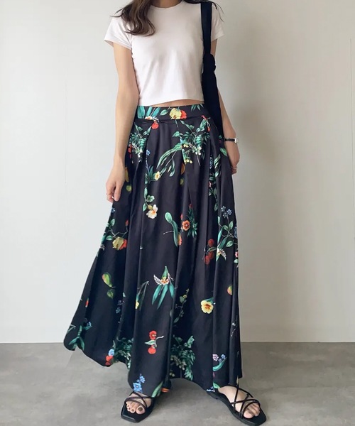 ロング スカート ボタニカル柄スカート : ZOZOTOWN Yahoo!店 - 通販