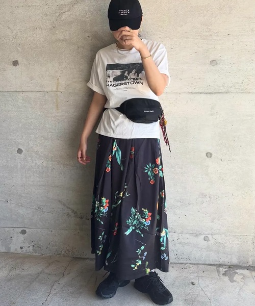 スカート ボタニカル柄スカート : ZOZOTOWN Yahoo!店 - 通販 - Yahoo
