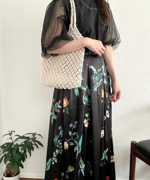 ロング スカート ボタニカル柄スカート : ZOZOTOWN Yahoo!店 - 通販