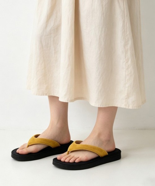 サンダル 厚底 フラット トングサンダル レディース : ZOZOTOWN Yahoo