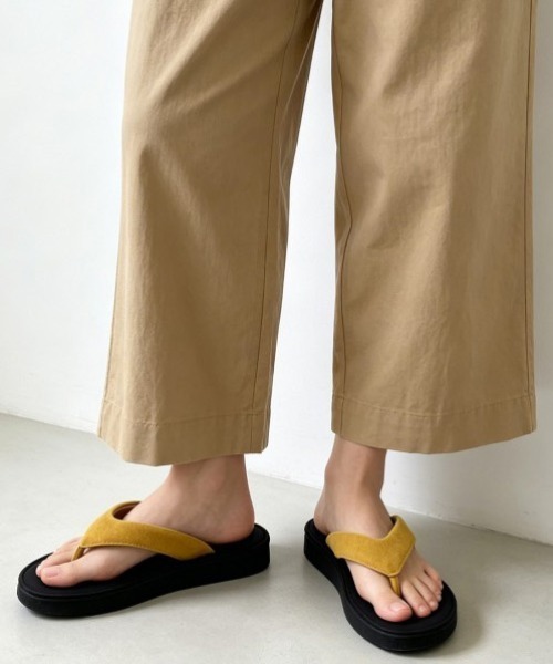サンダル 厚底 フラット トングサンダル レディース : ZOZOTOWN Yahoo