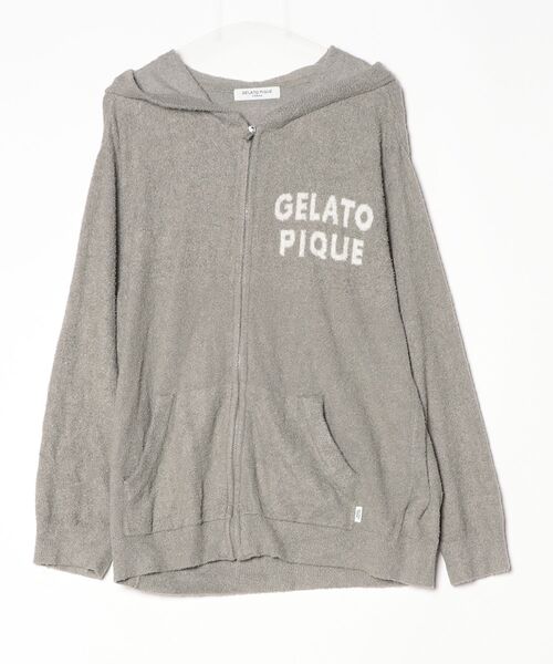 gelato pique（ジェラートピケ） ニットカーディガン LARGE グリーン
