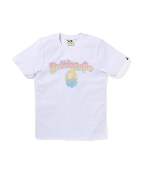 A BATHING APE（アベイシングエイプ） tシャツ 半袖 GLITTER CLOUDY