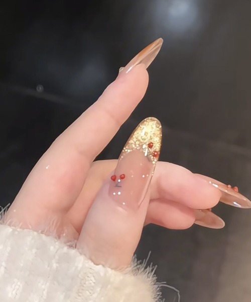 Lace Ladies（レースレディース） ネイルチップ ネイルシール ゴールド