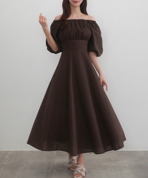 「CENEA」 半袖ワンピース X-LARGE ナチュラル レディース_画像5