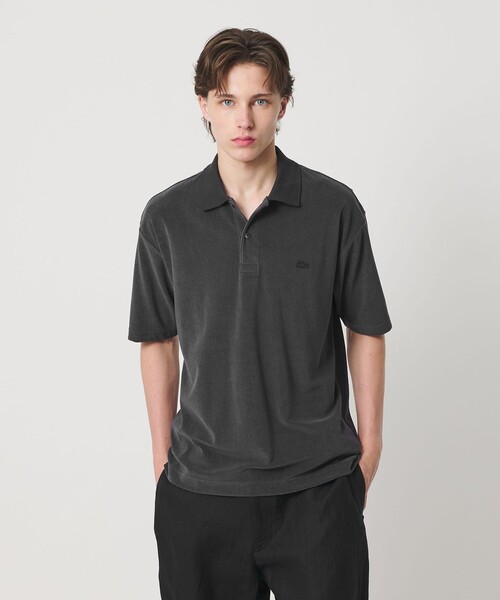 し*た様 LACOSTE BEAUTY&YOUTH ワントーンポロシャツ ブラッ LACOSTE