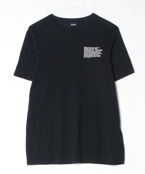 DIESEL（ディーゼル） 半袖Tシャツ X-SMALL ブラック レディース