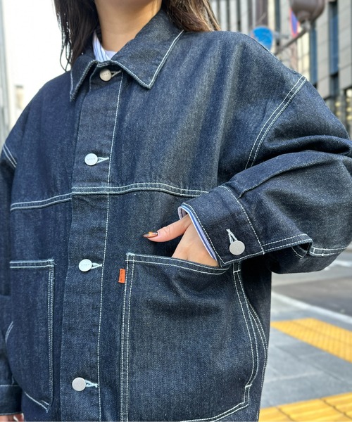 「CPCM」 デニムジャケット M ネイビー メンズ_画像8