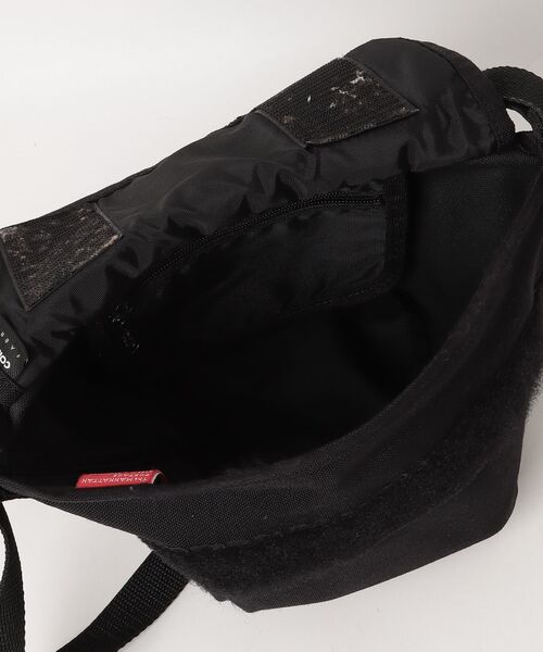 「Manhattan Portage」 ワンポイントメッセンジャーバッグ - ブラック レディース_画像4